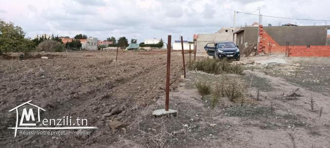 Un terrain à kelibia de 572 m² 