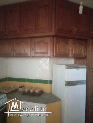 A louer un appartement S+3 meublé a Monastir