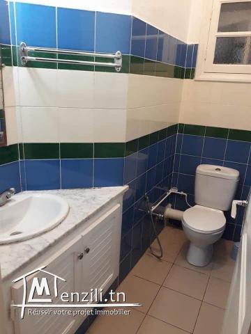 A louer un appartement S+3 meublé a Monastir