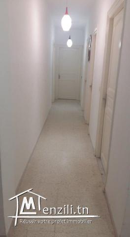 A louer un appartement S+3 meublé a Monastir