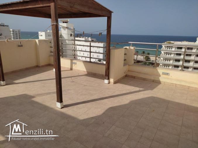 Appartement vue mer S+1 Sousse