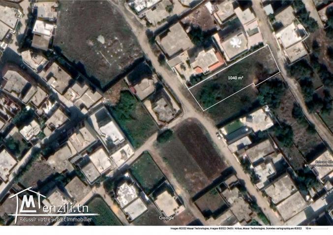 Terrain à vendre à Menzel Abderrahman (bir tarbi3a)