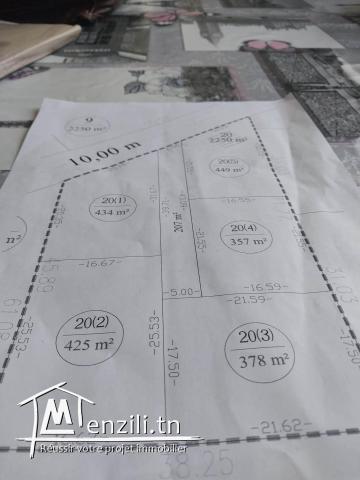 5 قطع أرض صالحة للبناء في المحمدية
