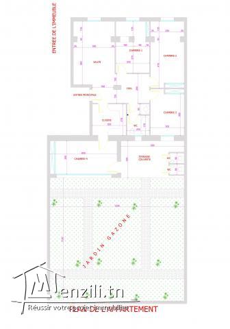 A ventre un appartement à El Menzeh1