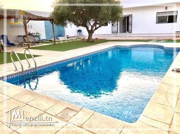 villa avec piscine proximité yasmine hammamet