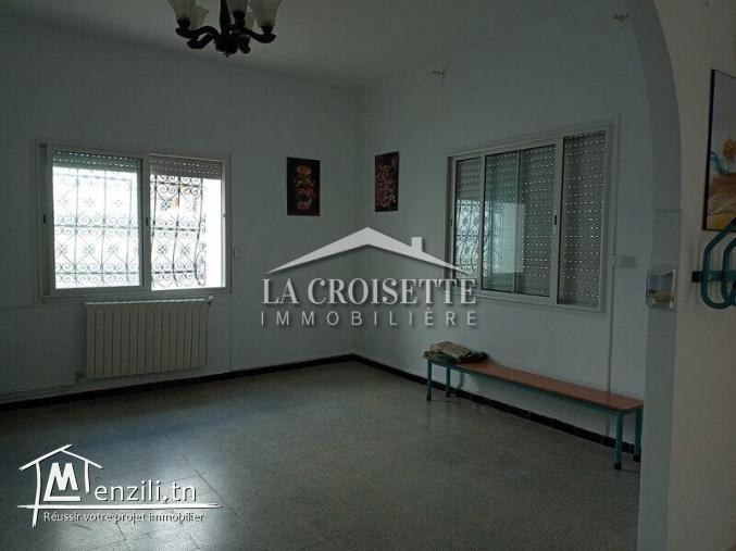 rez-de-chaussée de villa S+3 à La Marsa MRCL0237