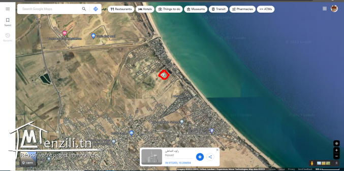 terrain de 300 m2 a raoued