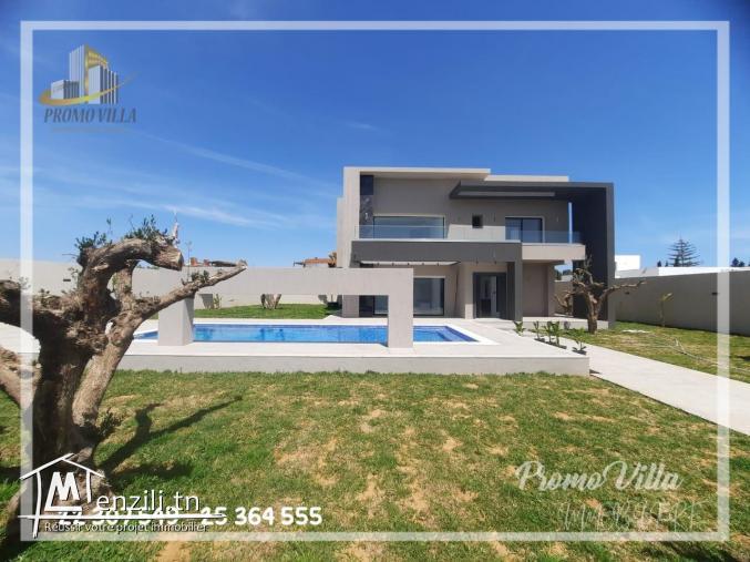 Une villa av haut standing dans un quartier calme à Hammamet sud