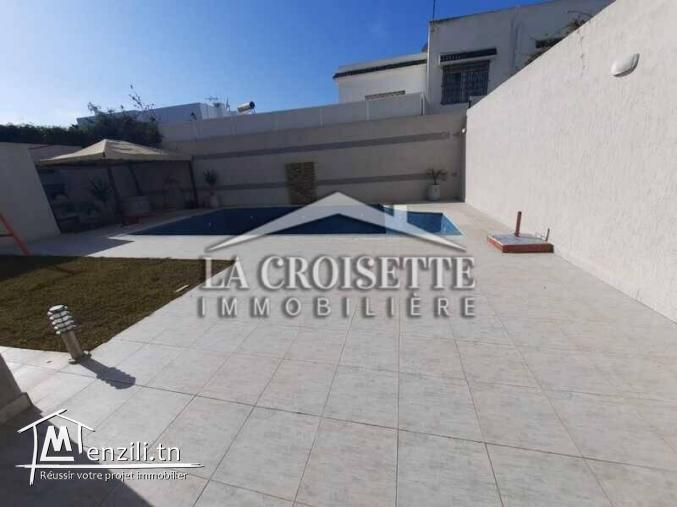 un appartement meublé S+3 à La Marsa MDL0161