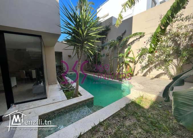 Triplex meublé s3 à Gammarth ref rh006