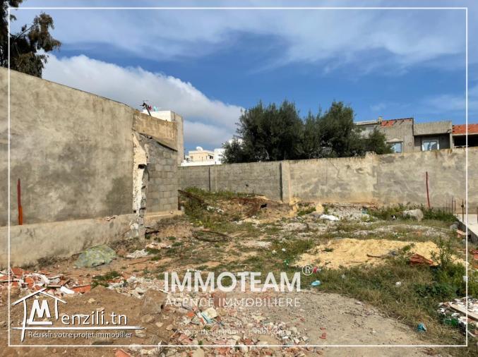 Un terrain a vendre situé à Hammamet
