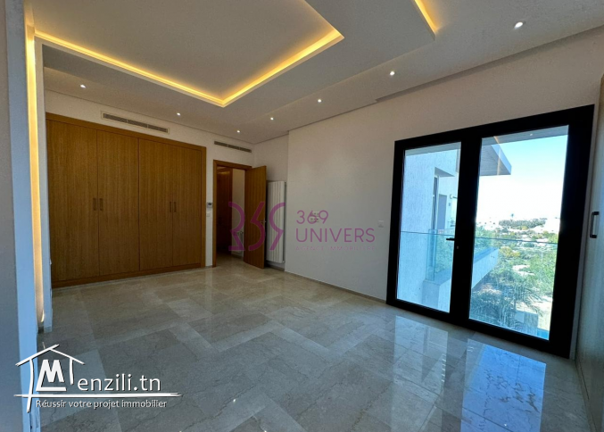 Appart s3 vue sur mer à gammarth ref ra001