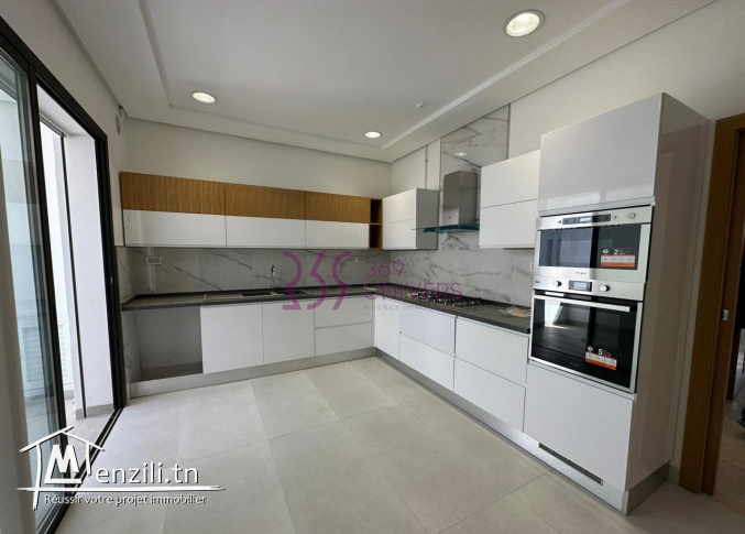 Appart s3 vue sur mer à gammarth ref ra001