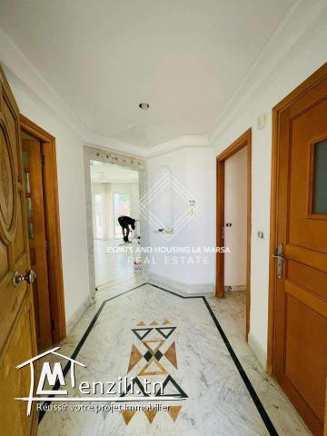 A LOUER S+2 meublé À la Marsa