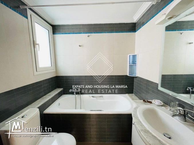 A LOUER S+2 meublé À la Marsa
