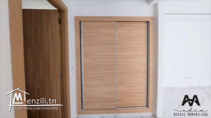 Appartement S1 balconnet de 77m² vue de piscine à AFH Mrezga Hammamet