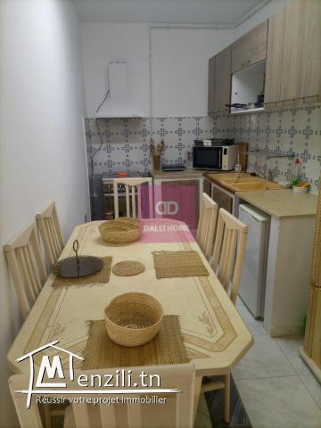 Un appartement s2 avec vue sur mer à la Marsa