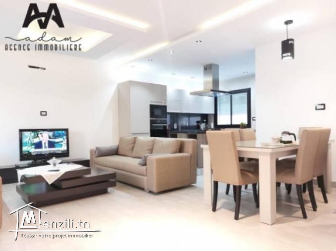 A louer RDC de villa avec piscine à Lido Nabeul