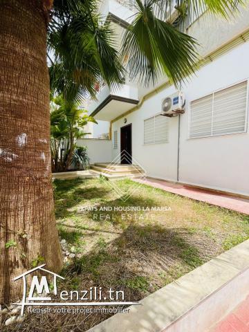 A LOUER S+2 avec jardin !! À la Marsa