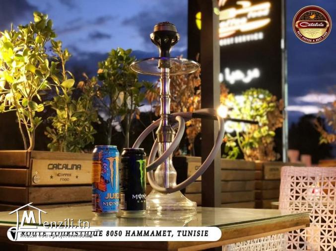 للبيع اصل تجاري قاعة شاي في مدينة الحمامات امام نزل...