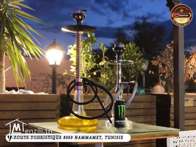 للبيع اصل تجاري قاعة شاي في مدينة الحمامات امام نزل راد...