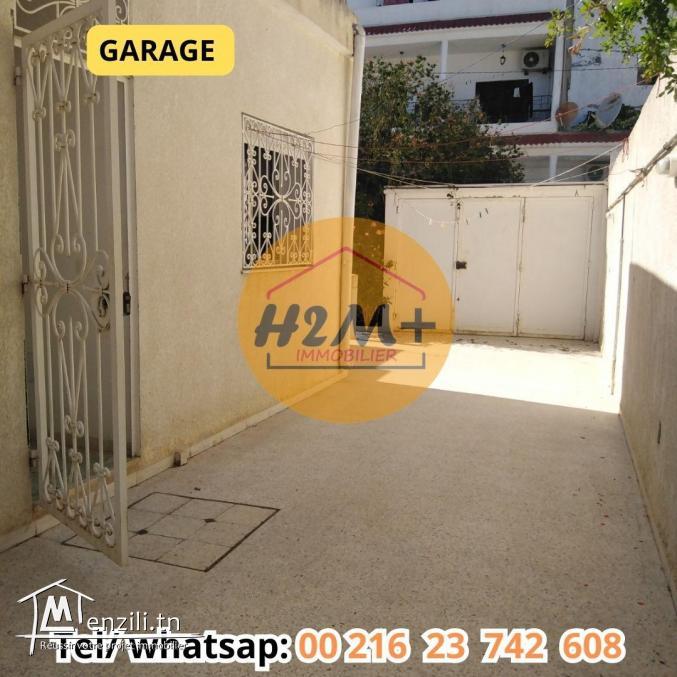 Vente villa S4 Bardo côté rue Beyrouth. Terrain 338m2. Bâti 185m2