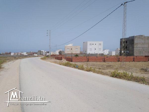 terrain à plage ezzahra hammam el ghazez
