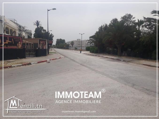 A vendre un  terrain de 528m² à Hammamet sud