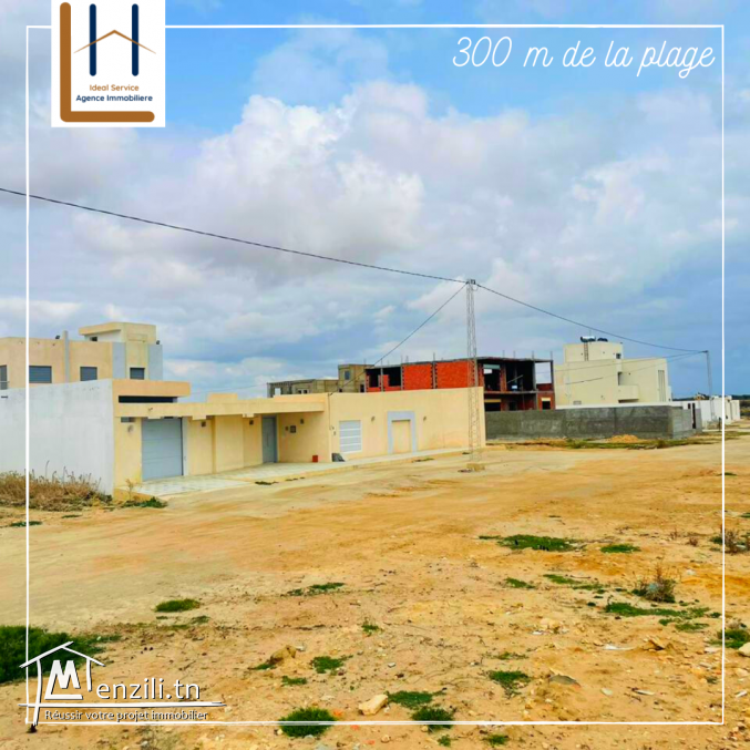 Terrain à vendre vue de mer à 600 mètres de la plage