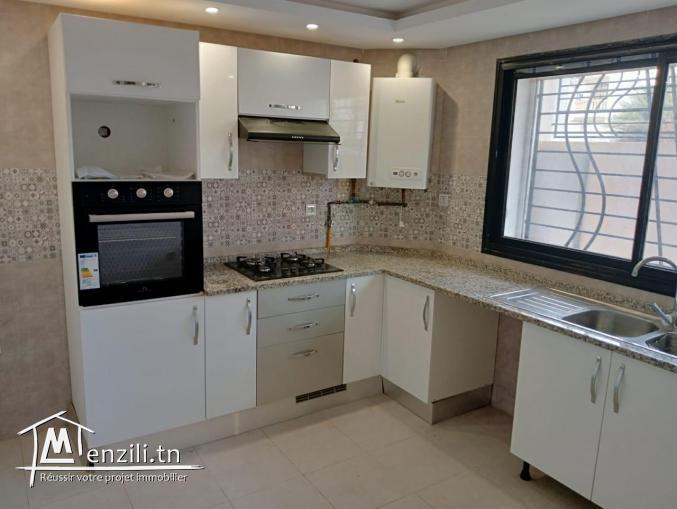 A vendre Un appartement S+2 haut standing au RDC