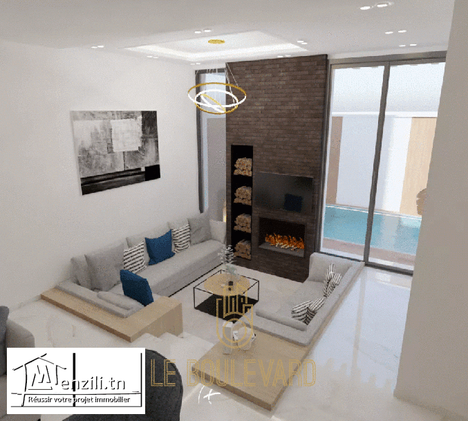 A vendre Villa duplex S+3 à Cité Diamant Hammamet