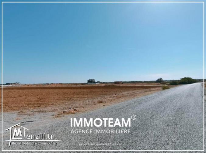A vendre un terrain à 3km de Jinen Hammamet
