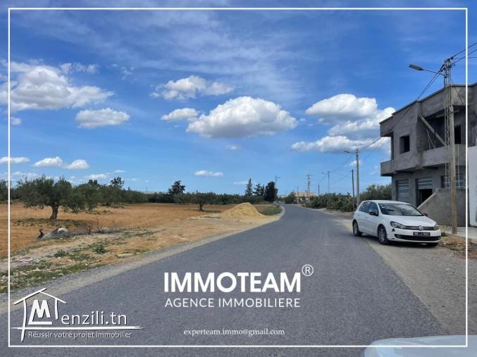 A vendre un terrain superbe de 350 m2