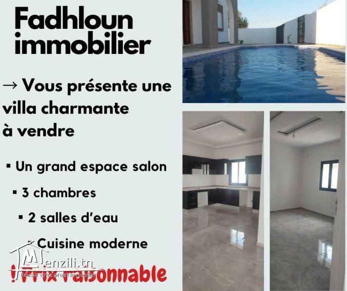 Une villa charmante à vendre -Réf V02