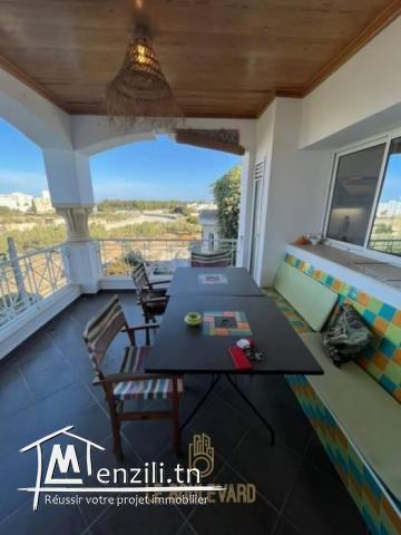 Etage de villa S3 meublé à Oued souhil Nabeul