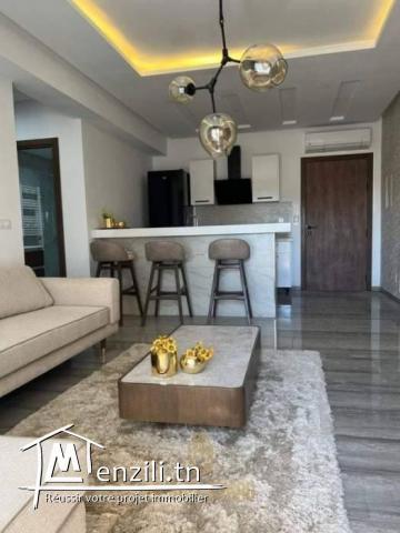 Villa S3 avec picine et pied dans l'eau à Maamoura