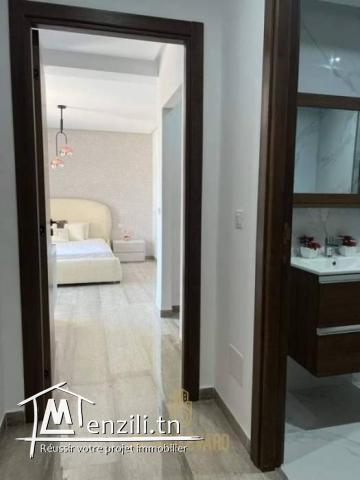 Villa S3 avec picine et pied dans l'eau à Maamoura