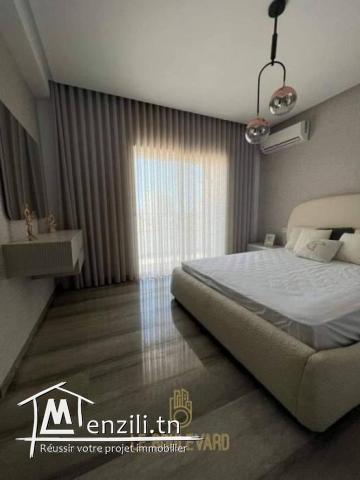 Villa S3 avec picine et pied dans l'eau à Maamoura