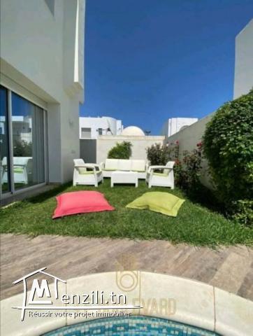 A louer Villa S3 avec piscine à Yasmine Hammamet