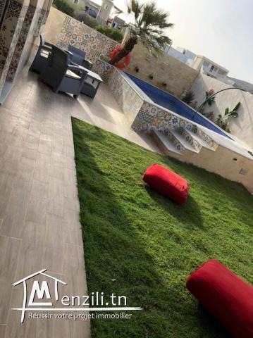 une villa avec piscine a el haouaria