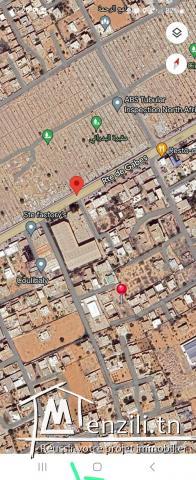 Terrain avec titre bleu 1450m2