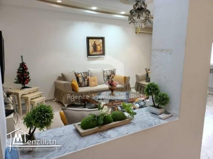 RDC de villa S3 meublé avec garage à  Chatt Mariem par nuitéé