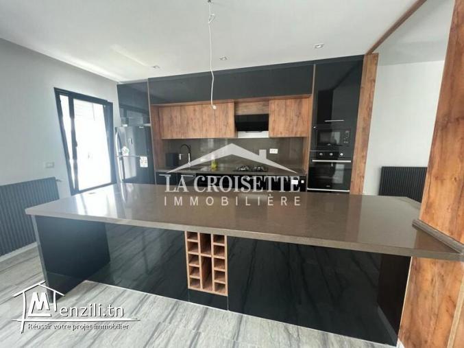 Un duplex S+3 avec jardin à la Marsa.MDL0538