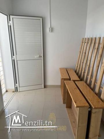 A louer RDC S2 avec terrasse à AFH Mrezga