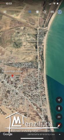 Terrain à vendre entier ou parcelle ( près de la plage )