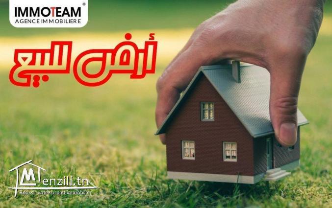 A VENDRE un terrain de 178m² à Hammamet sud