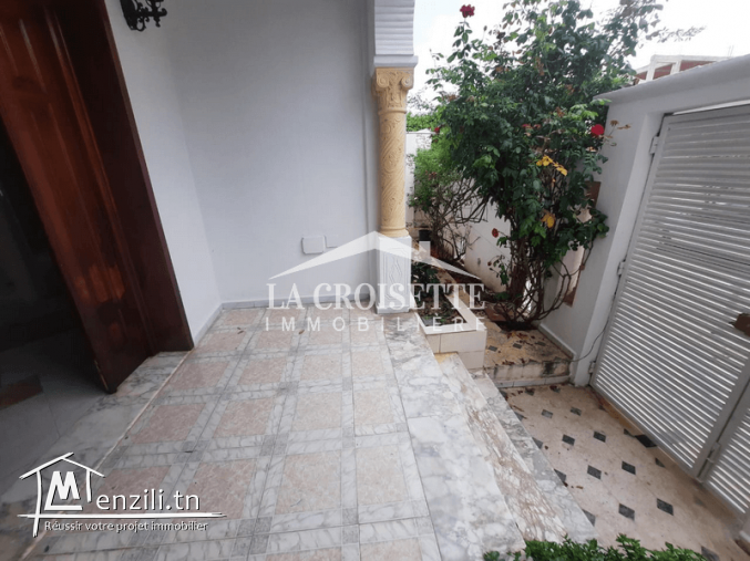 Rez-de-chaussée de villa S+3 à Ain Zaghouan Nord.MRCL0257
