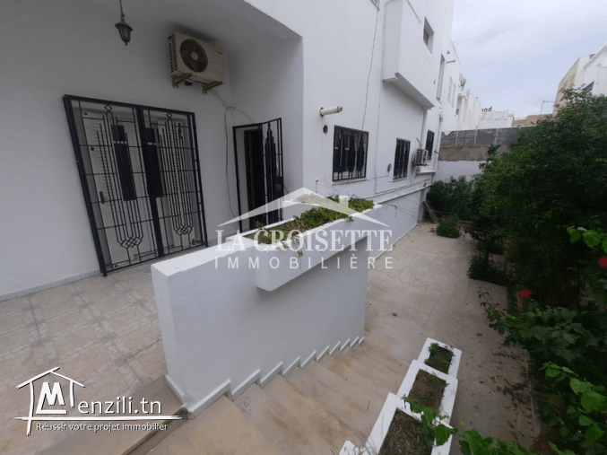 Rez-de-chaussée de villa S+3 à Ain Zaghouan Nord.MRCL0257