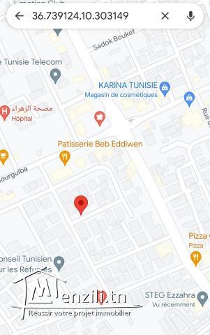 À vendre villa sur deux niveaux Ezzahra centre ville sidi bou Saïd