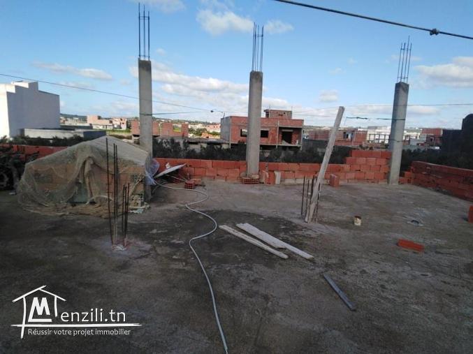 villa avec jardin inachevée a kelibia